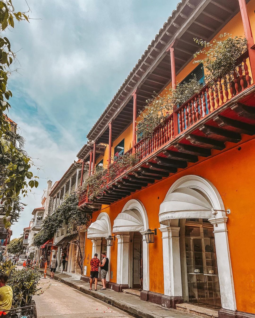 Una de las calles de Cartagena de Indias