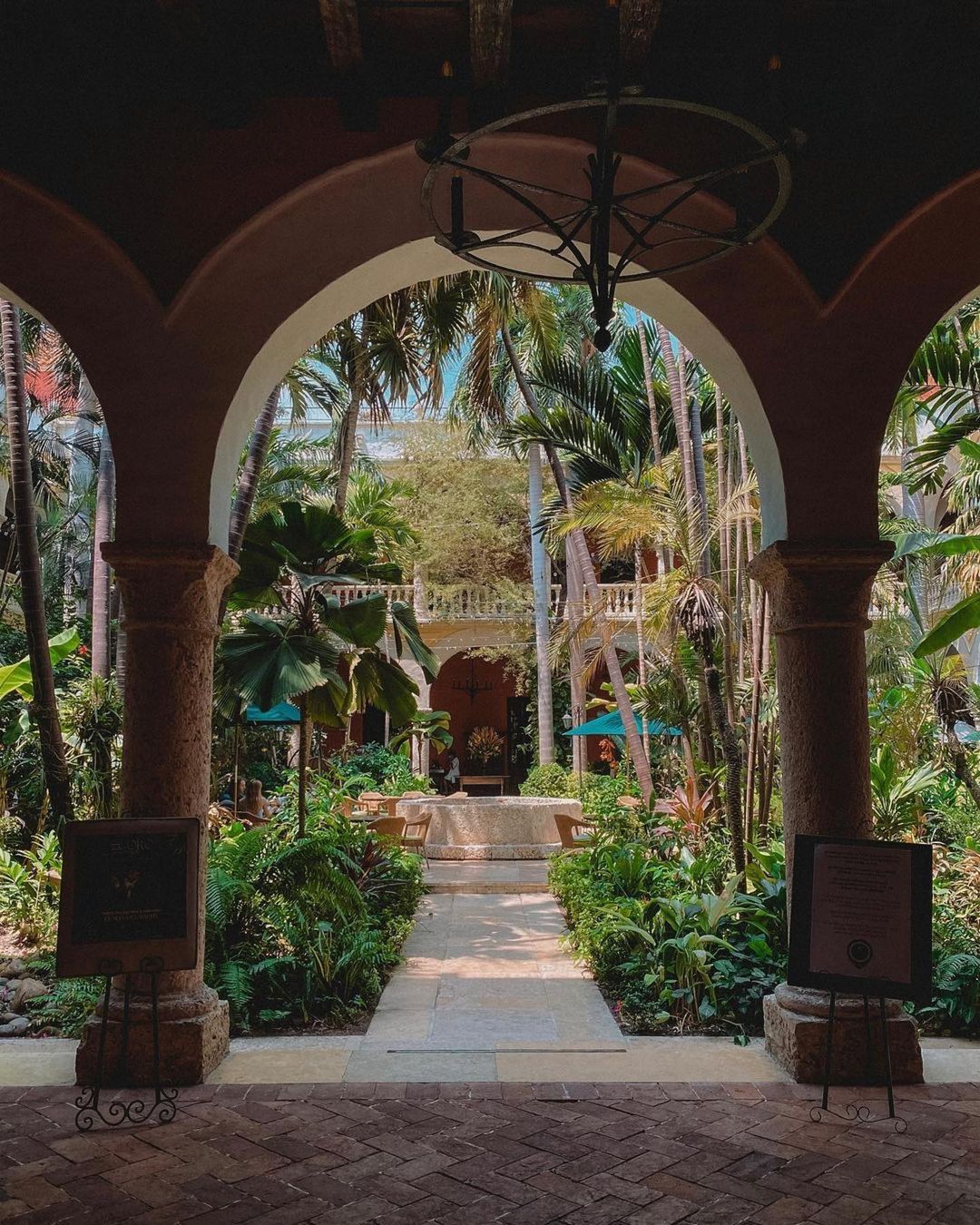 El patio del Convento de Santa Clara