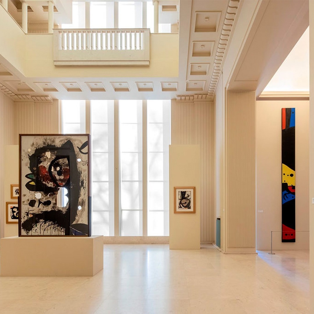 Algunas de las obras de Miró en la Fundación Serralves