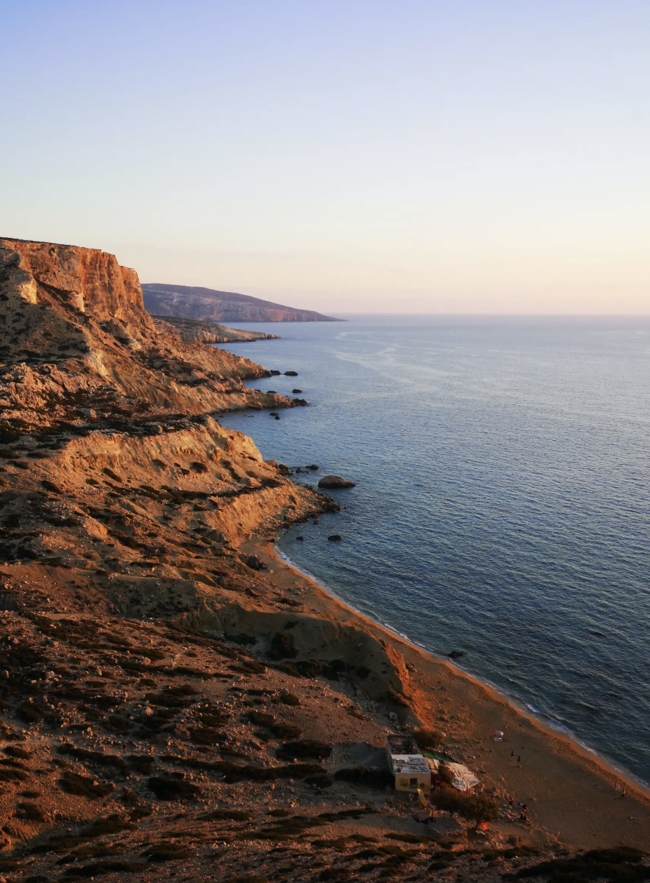 Uno de los paisajes de Santorini
