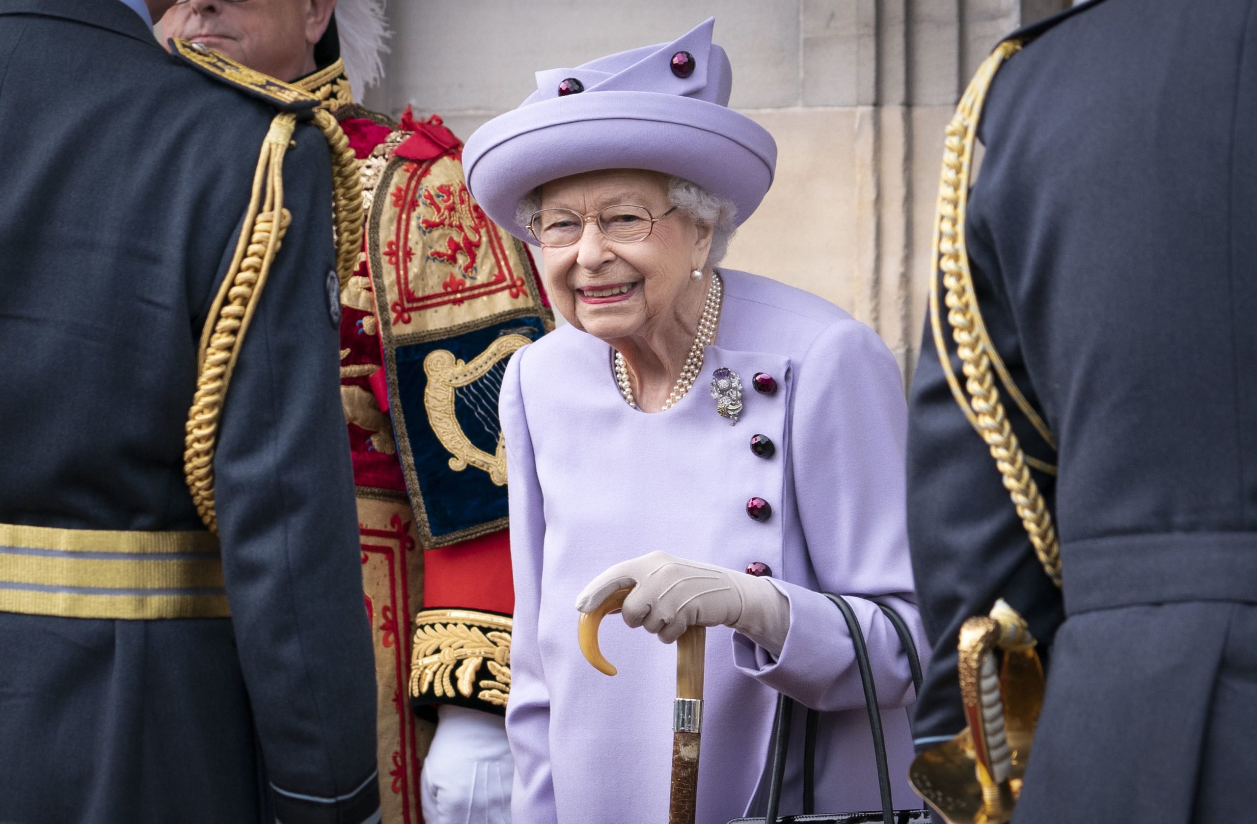 La Reina Isabel II en 2022 en Edimburgo