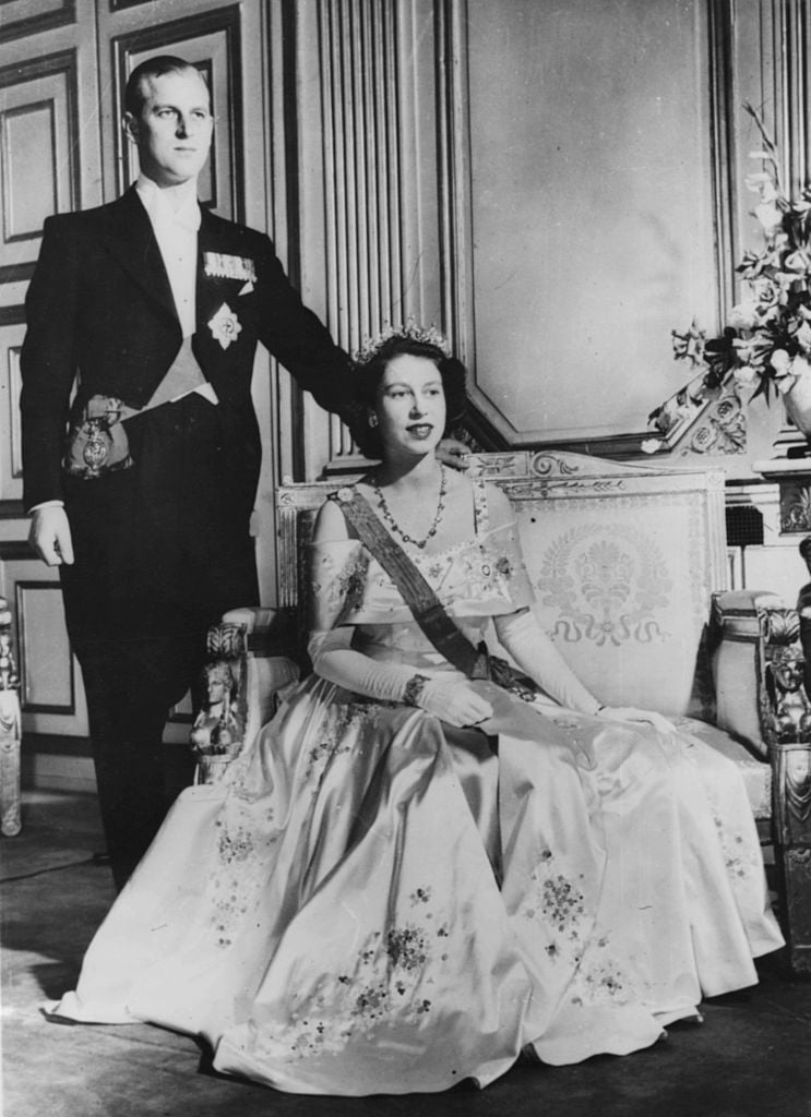 El duque de Edimburgo y la Reina en 1952