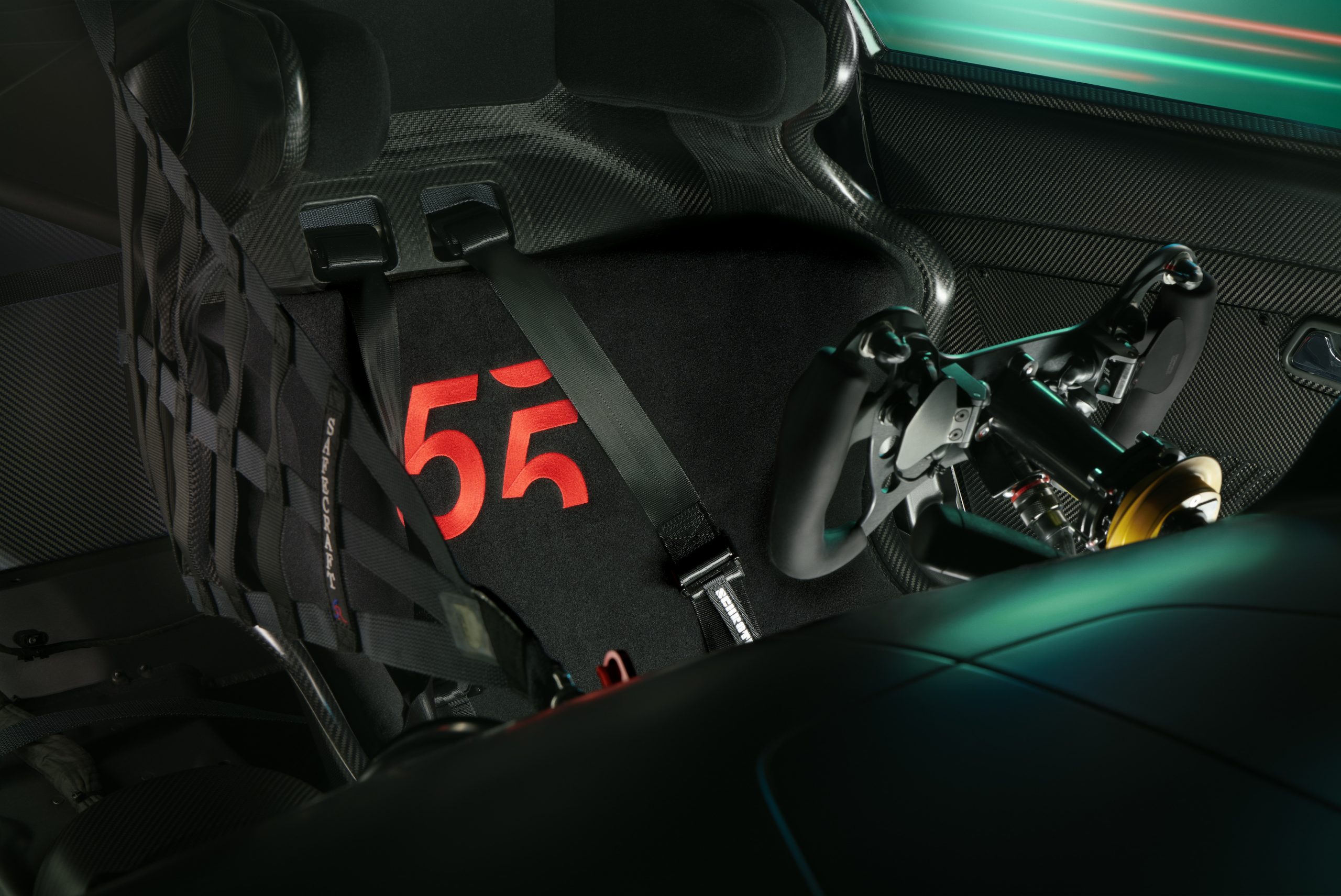 El interior del Mercedes AMG GT3