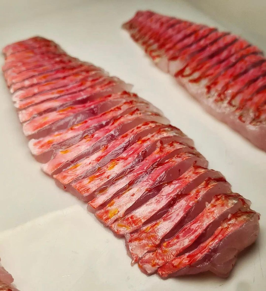 Sashimi de salmonete