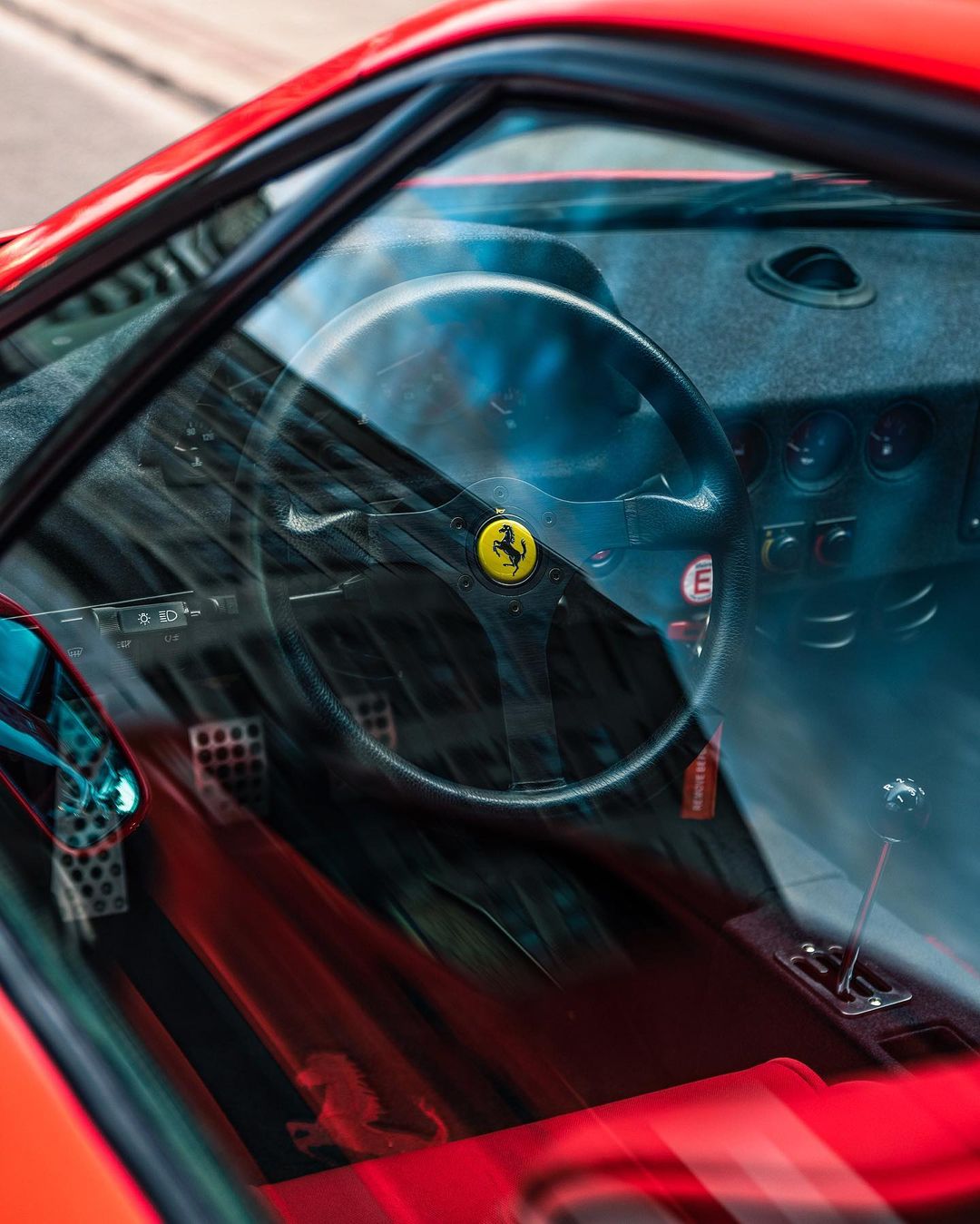 Interior del Ferrari F40