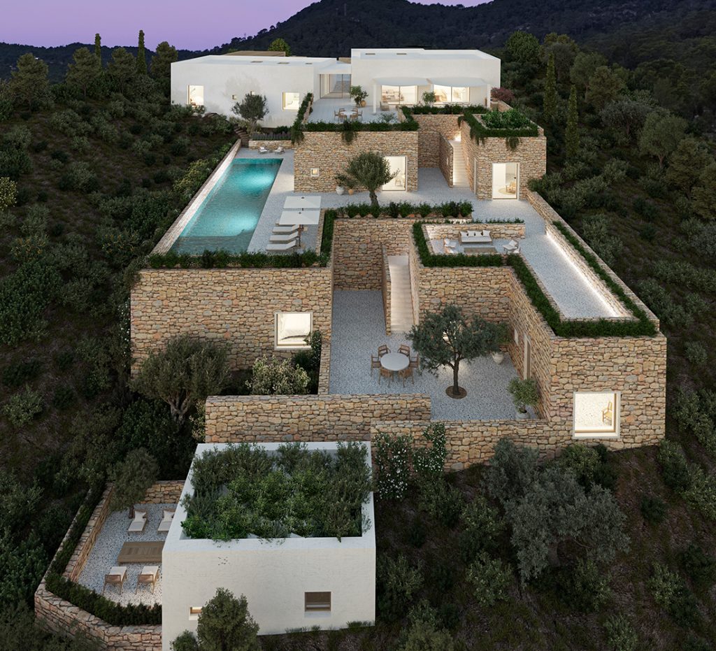 Una de las villas de Sabina Ibiza