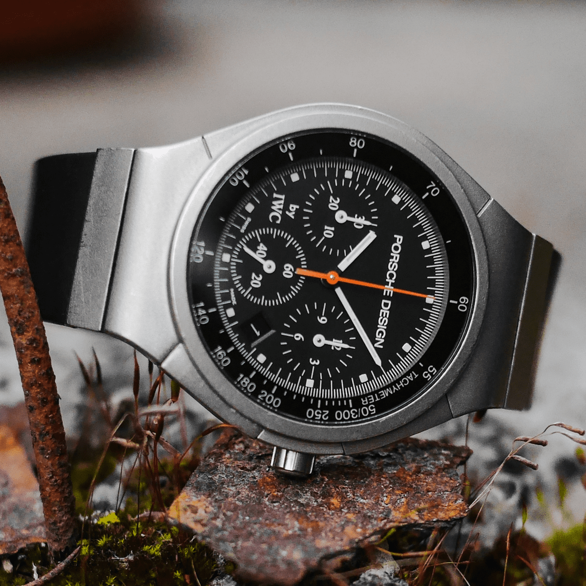 Cronógrafo de titanio Porsche Design de IWC