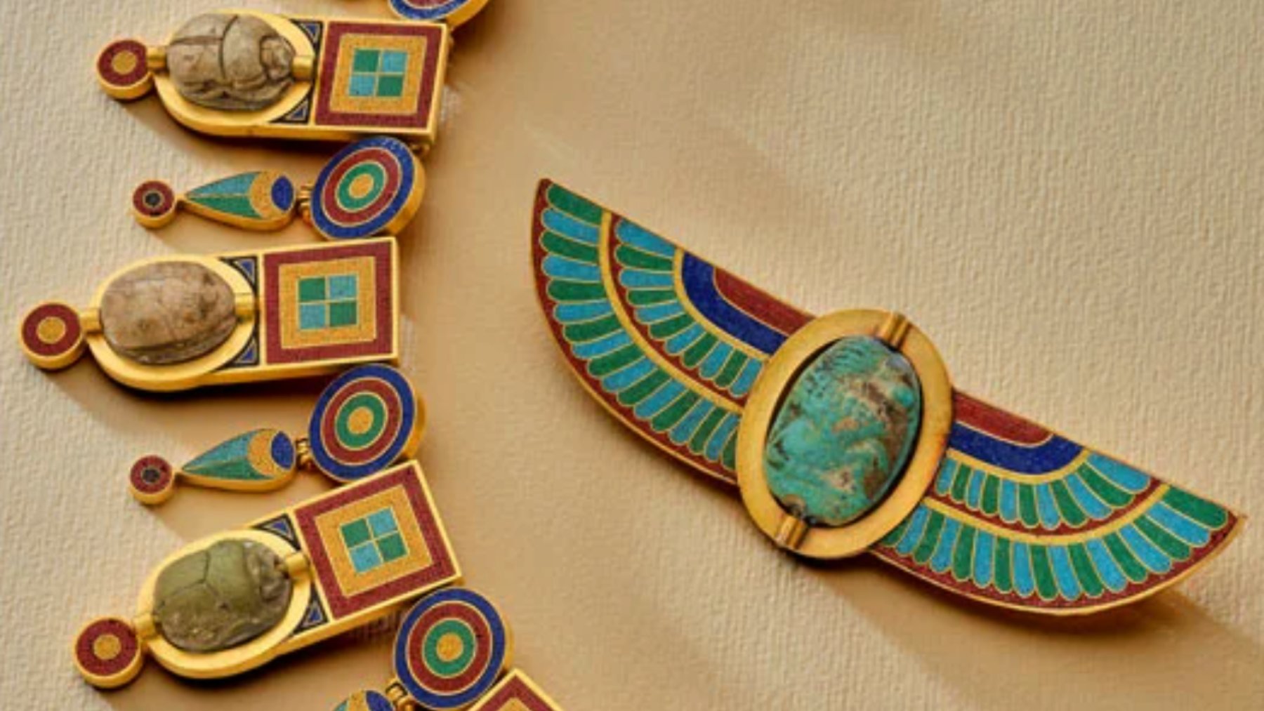Collar y broche Egipto subasta Sotheby's