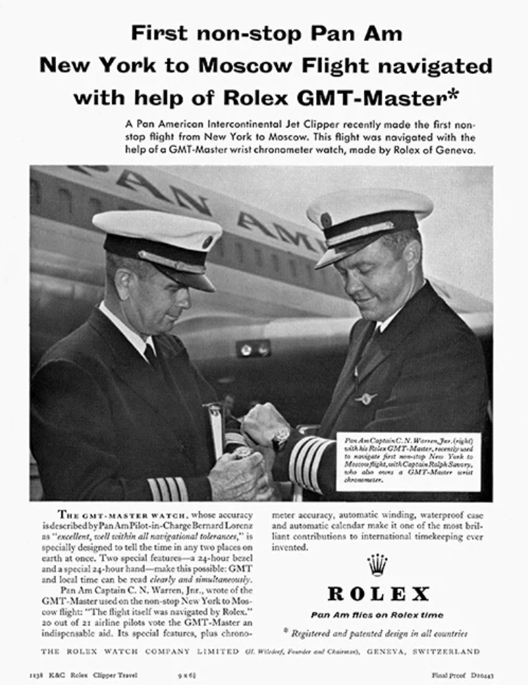Rolex y la aviación