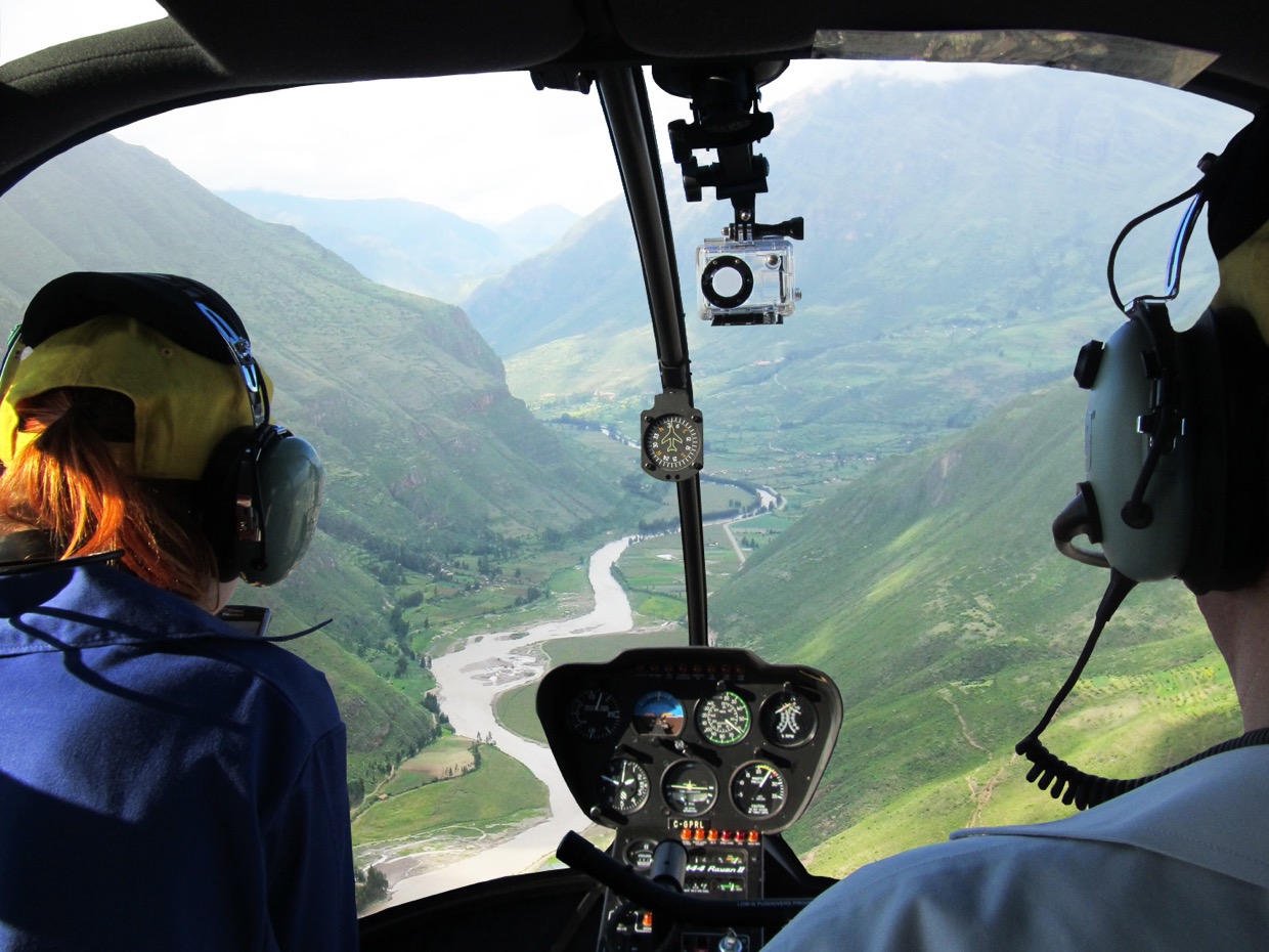 Visitar bosques en helicoptero