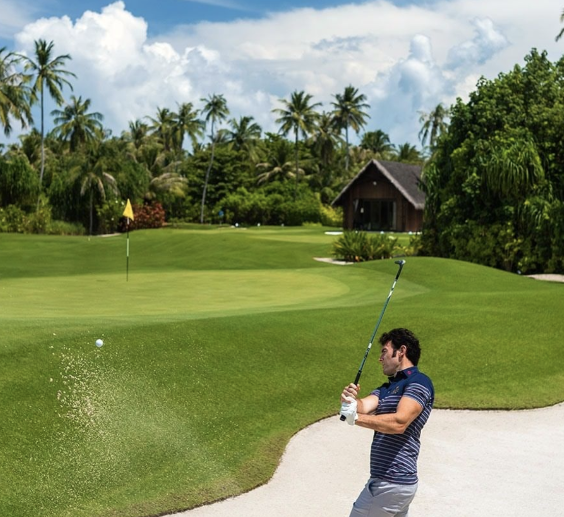 Campamento de golf de Maldivas