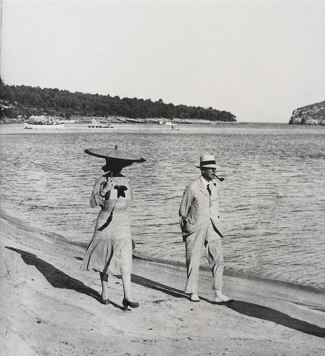 Huéspedes del Hotel Formentor en los años 30