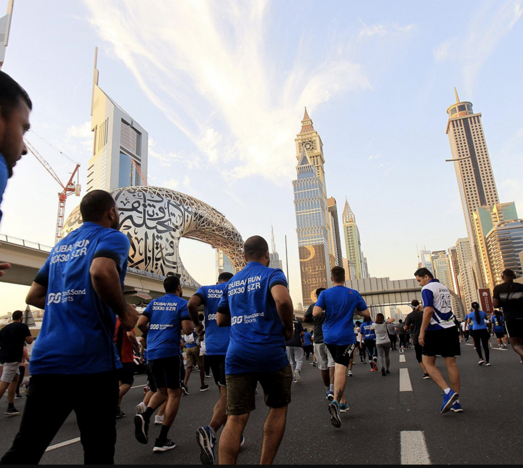Carrera en 'Dubai Fitness'