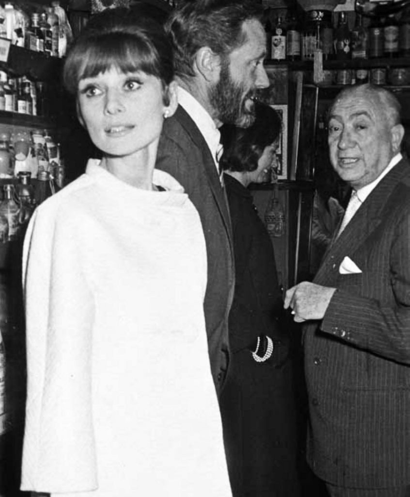 Foto de archivo de Audrey Hepburn en Museo Chicote
