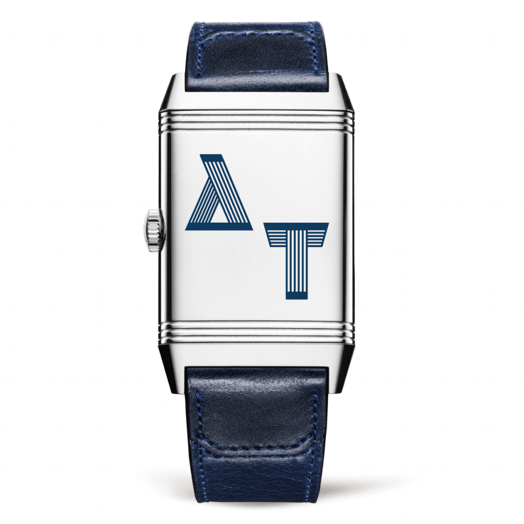 Reloj Jaeger-LeCoultre con la tipografía de Alex Trochu