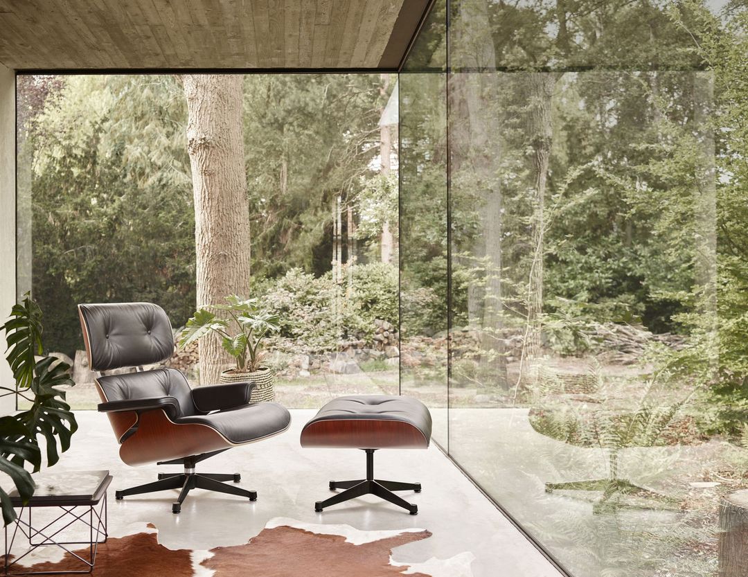 ‘Lounge Chair y Ottoman’ de Charles y Ray Eames