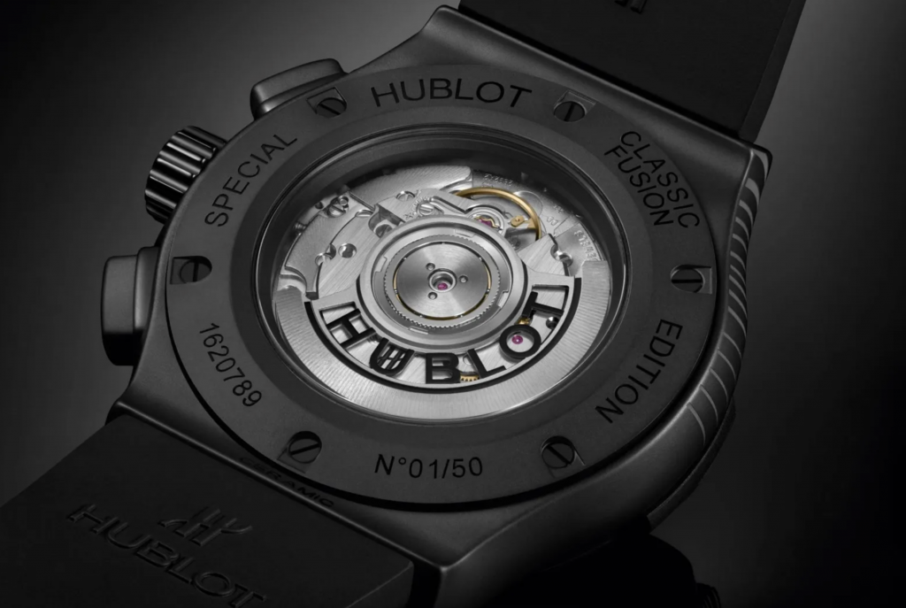 Reverso del reloj Hublot 