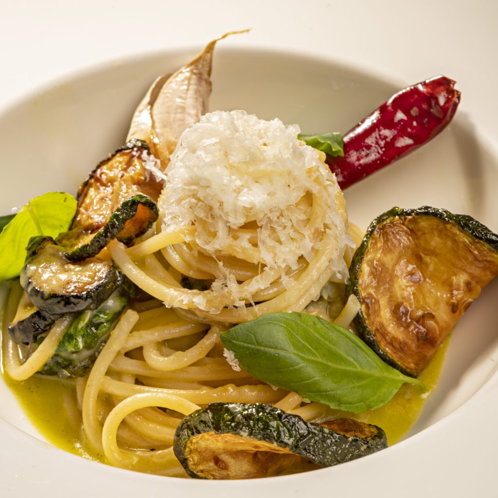 Plato de pasta en Matto