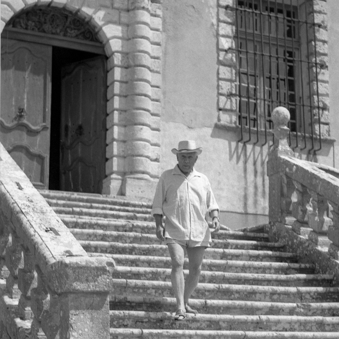 Picasso en su casa de Aix-en-Provence