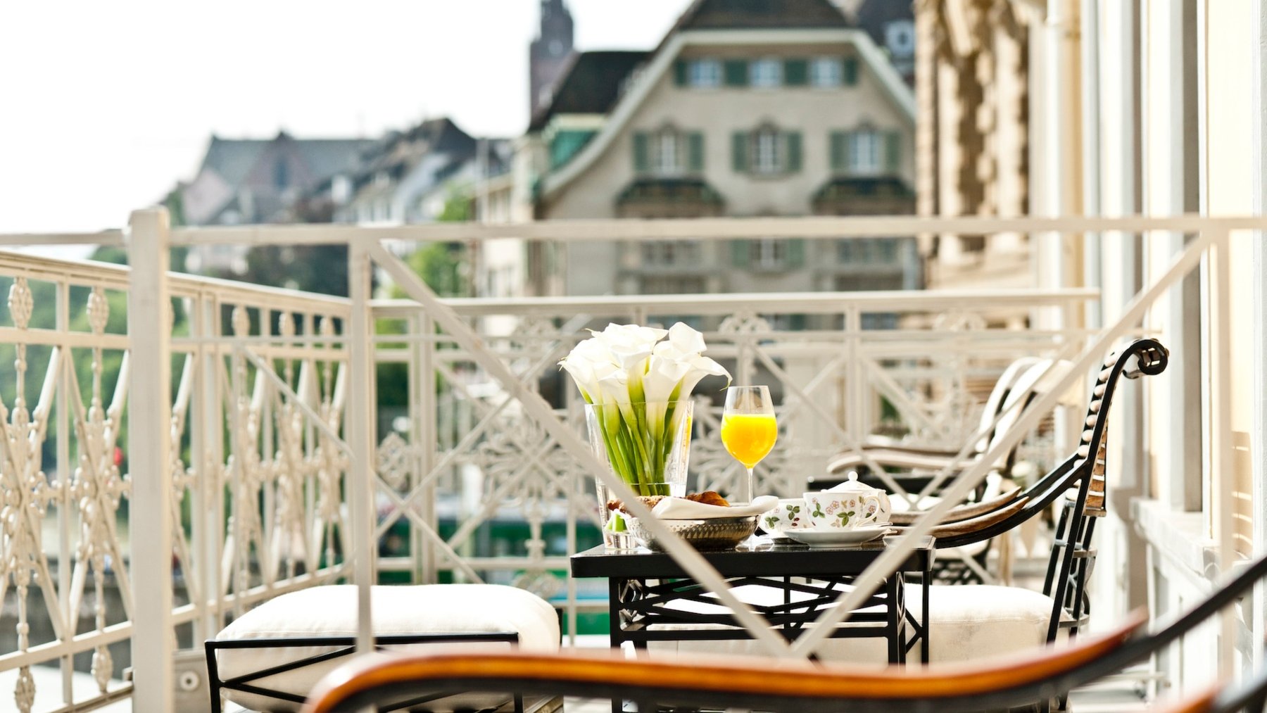 Así es el legendario Grand Hotel Trois Rois de Basilea