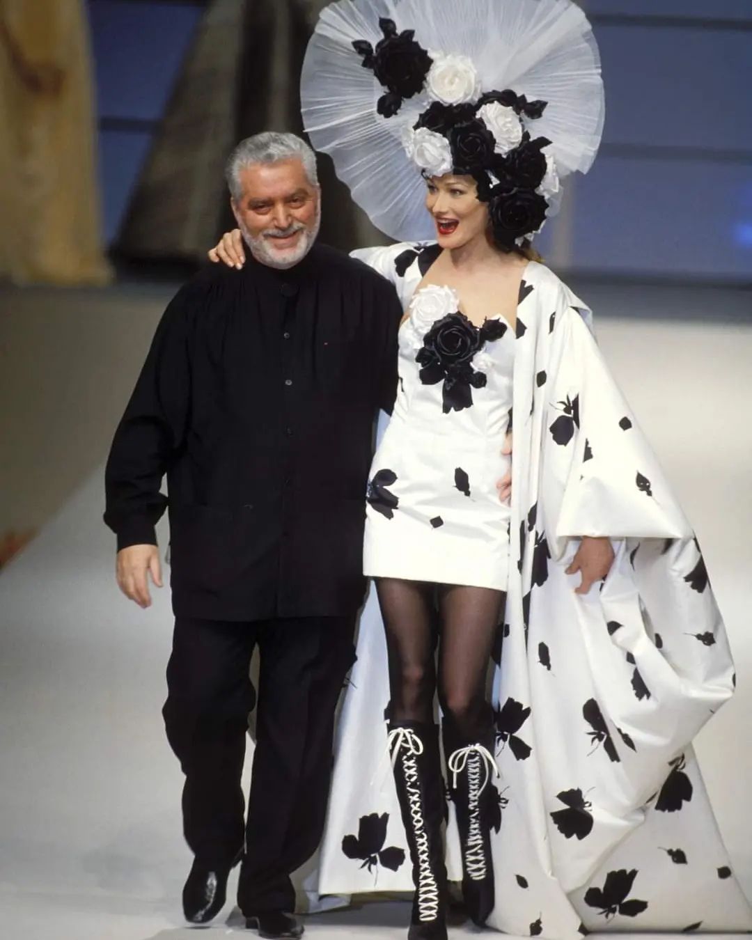 Paco Rabanne y Carla Bruni