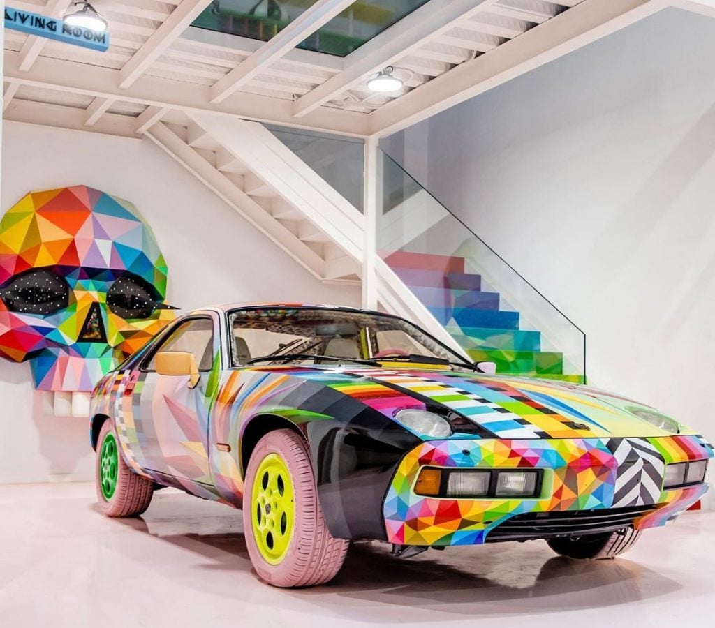 Colaboración entre Porsche y Okuda Art