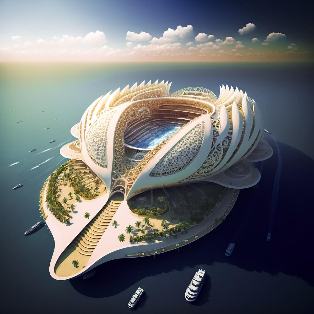 Todo sobre el revolucionario proyecto arquitectónico de los estadios flotantes Oceaniums