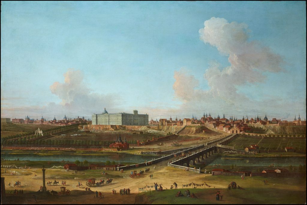 Antonio Joli (hacia 1700-1777) Vista de Madrid desde el Puente de Segovia