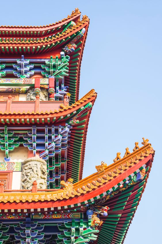 Foto: Detalle de templo en Hong Kong