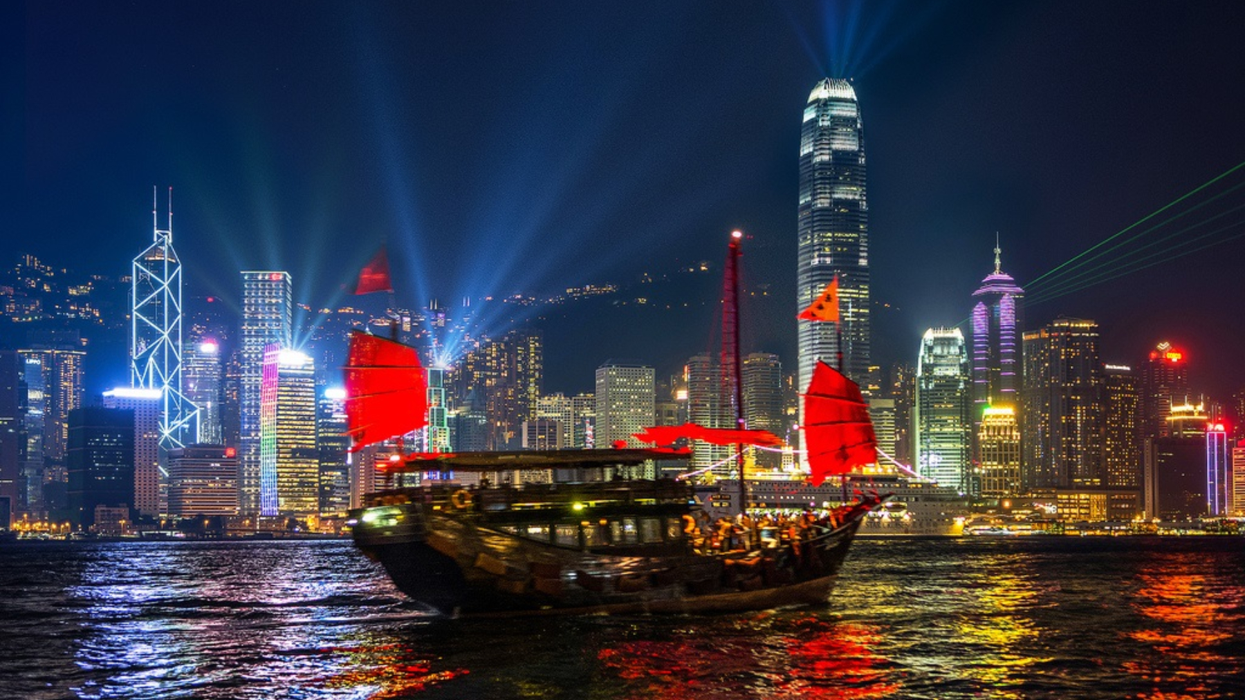 Foto: Sinfonia de Luces en Hong Kong