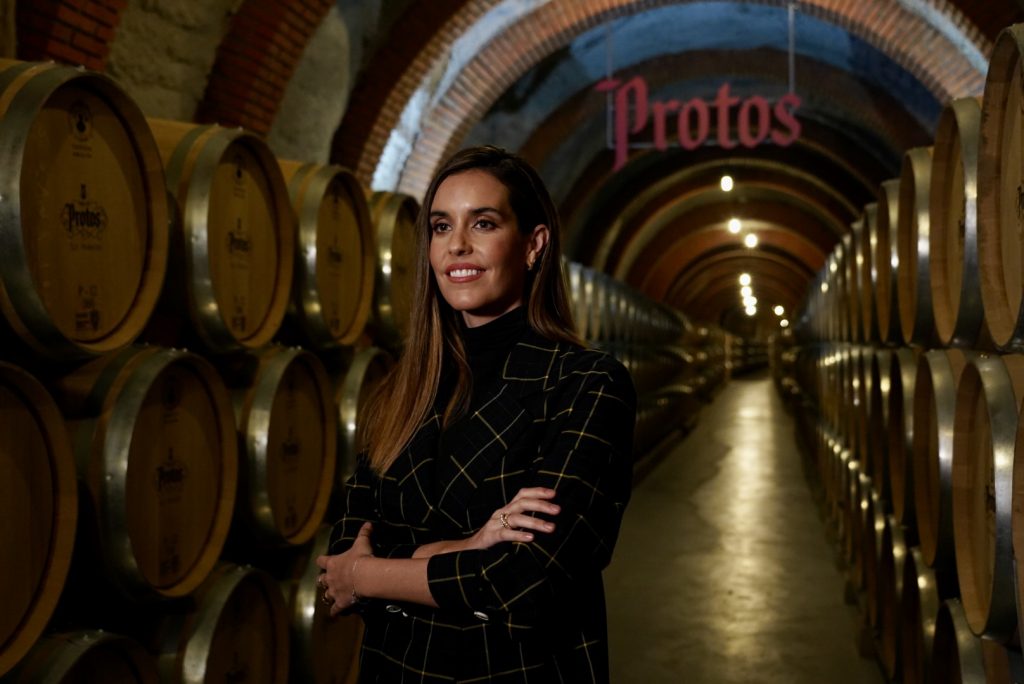 Ona Carbonell en las Bodegas Protos