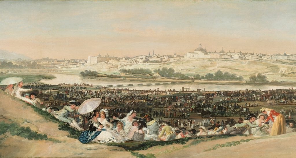 "La Pradera de San Isidro", Francisco de Goya