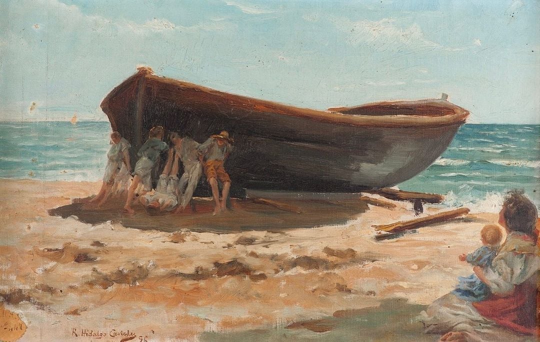 “Marina (Echando la barca)”, Rafael Hidalgo de Caviedes