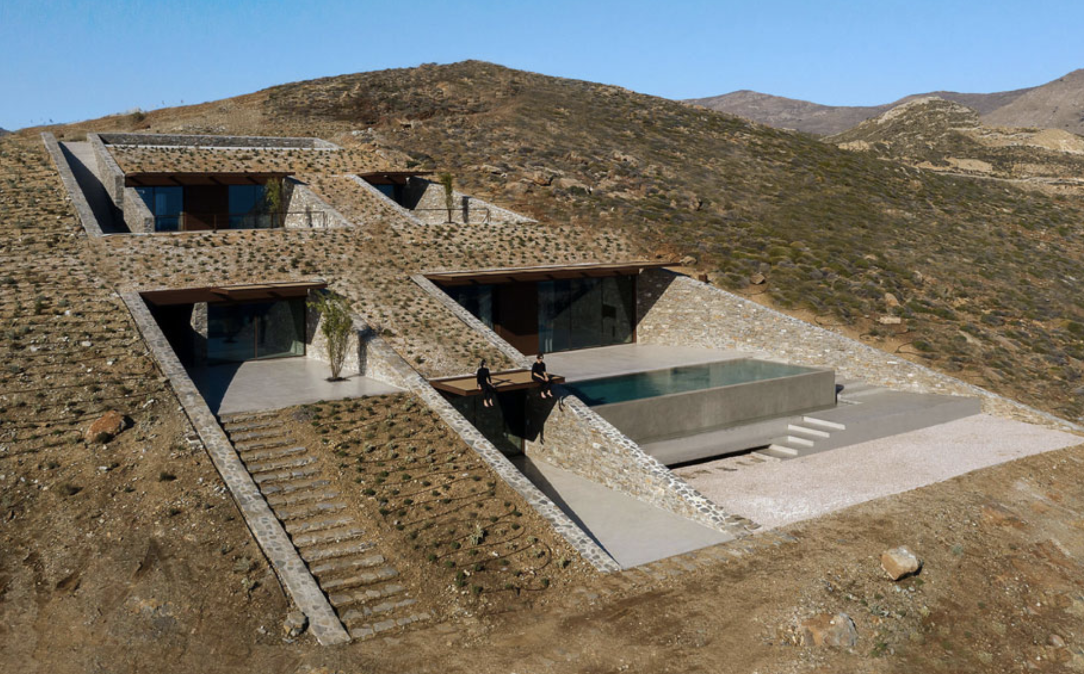 Casas escondidas en la naturaleza