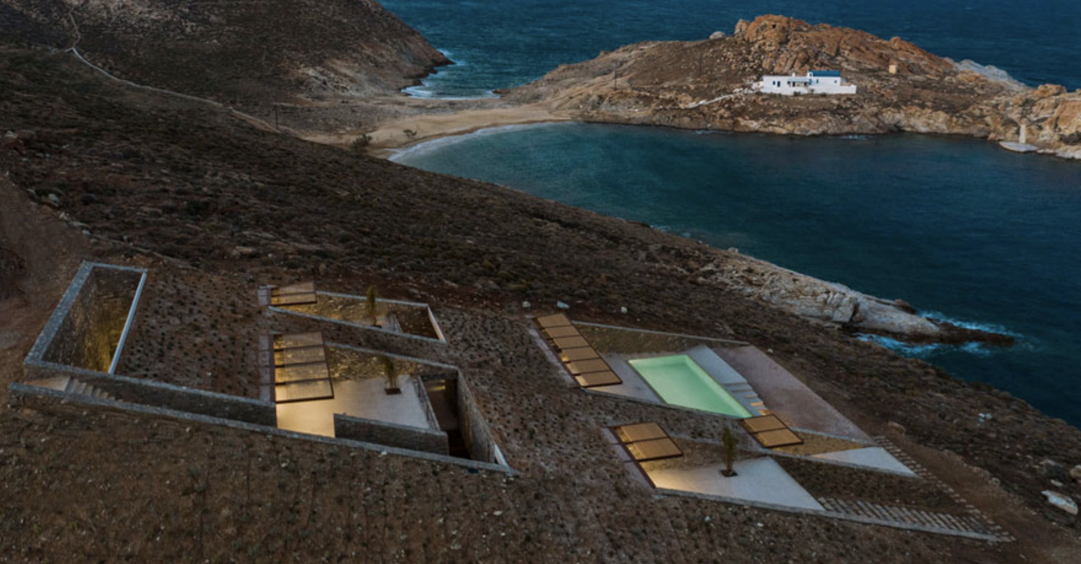 Casas escondidas en la naturaleza