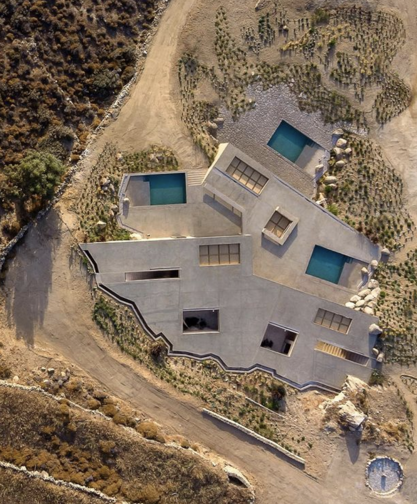 Casas escondidas en la naturaleza