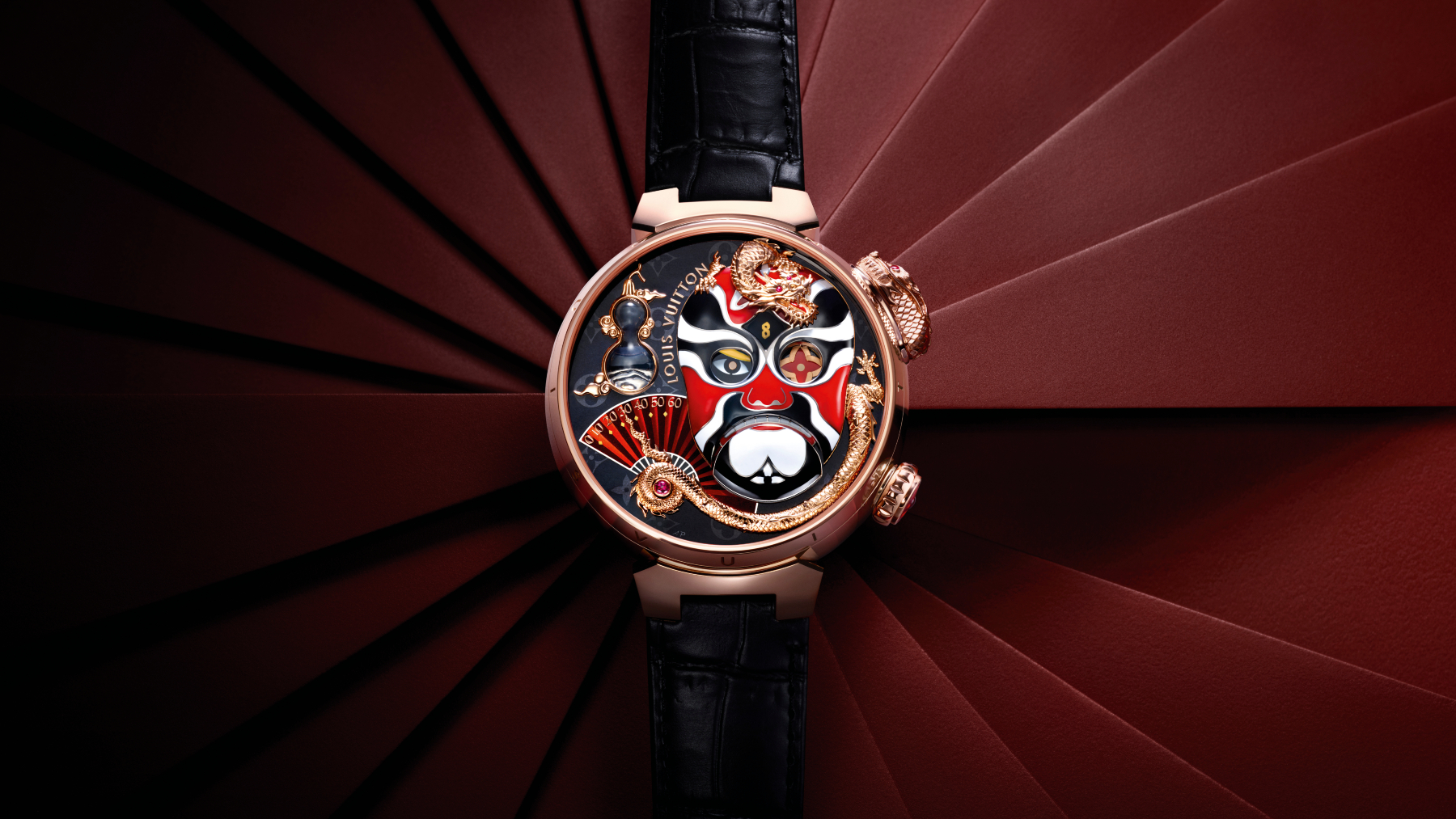 El magistral reloj de Louis Vuitton que homenajea a la Ópera de Sichuan