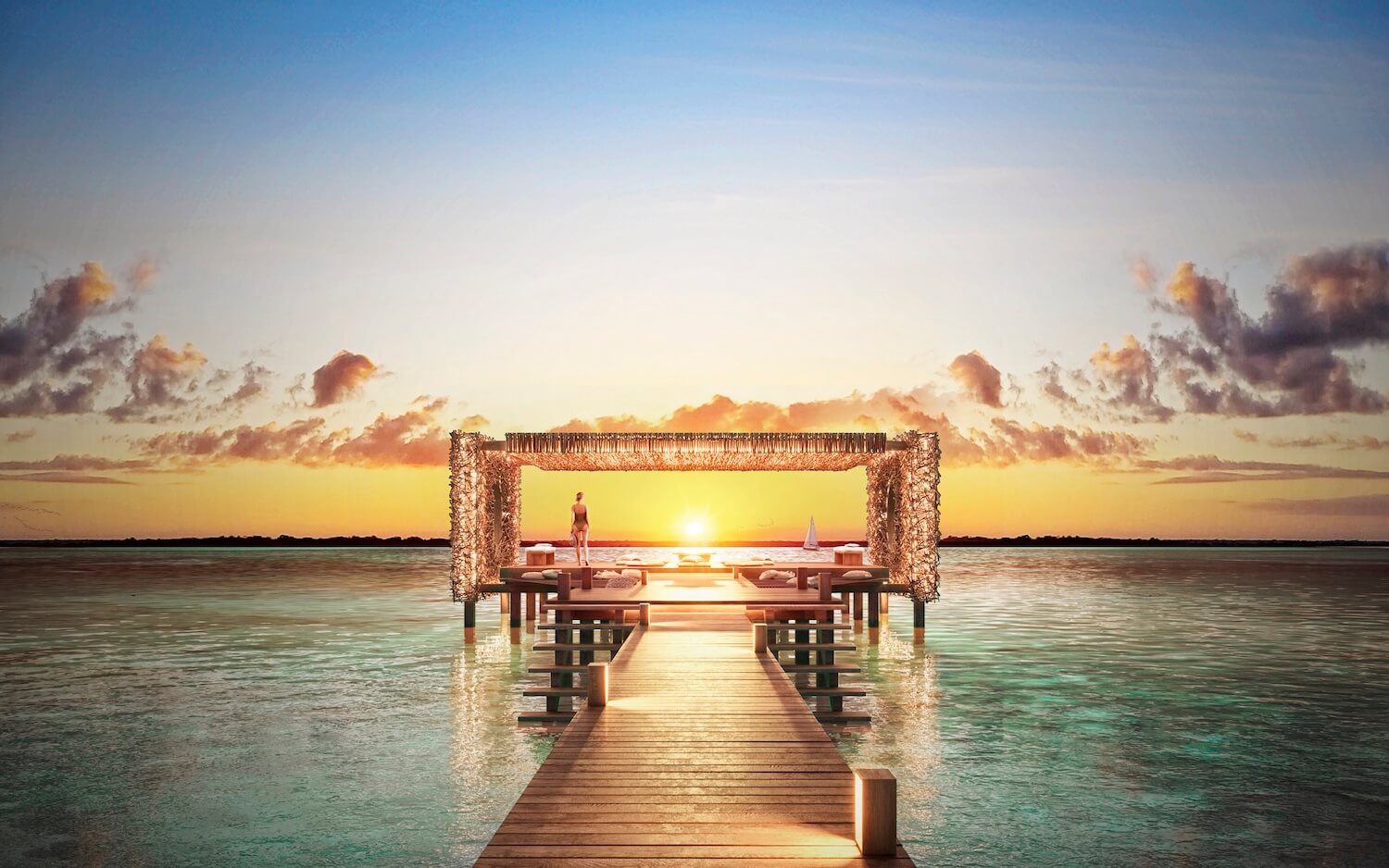 muelle levitante en México