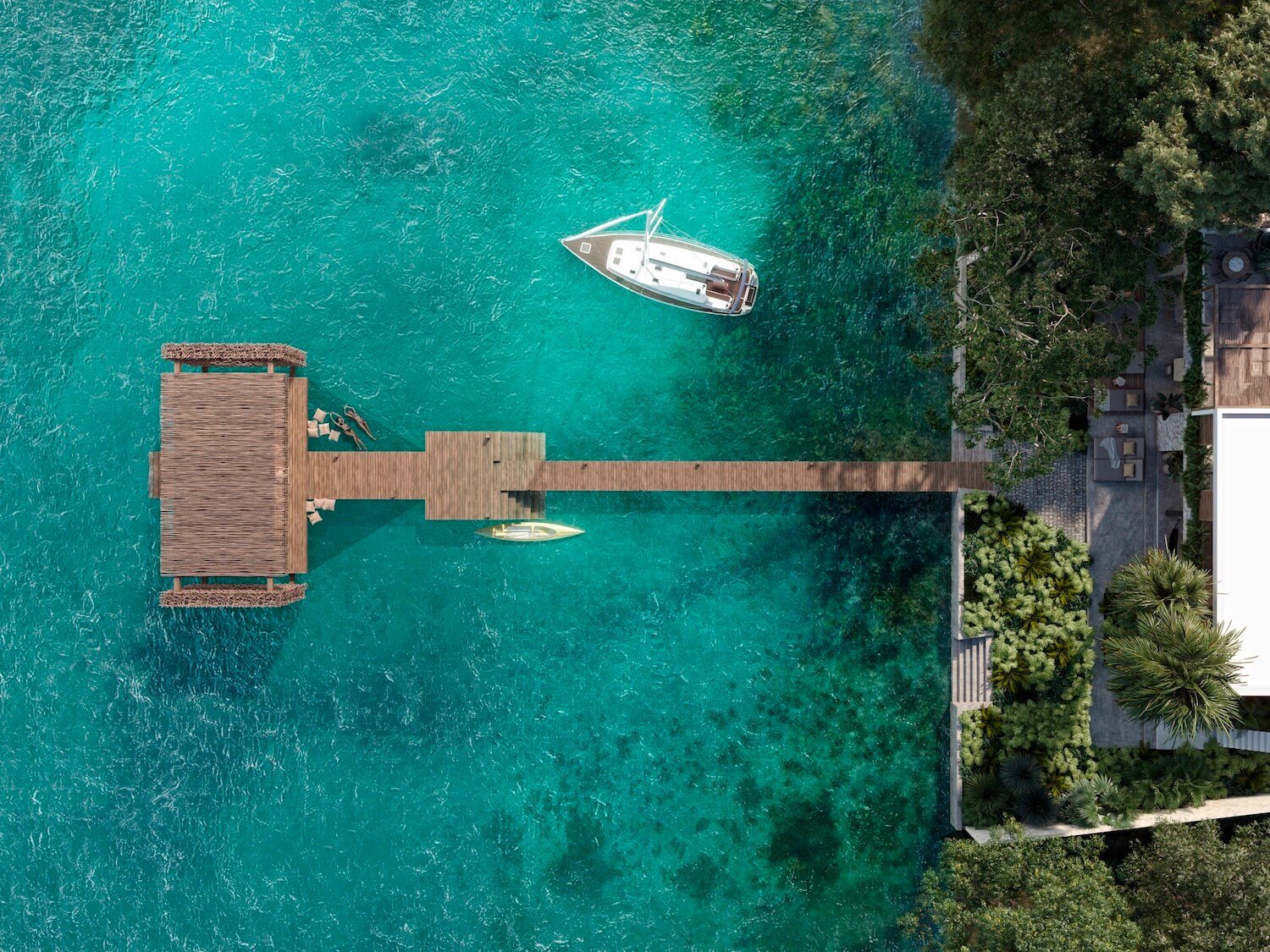 muelle levitante en México