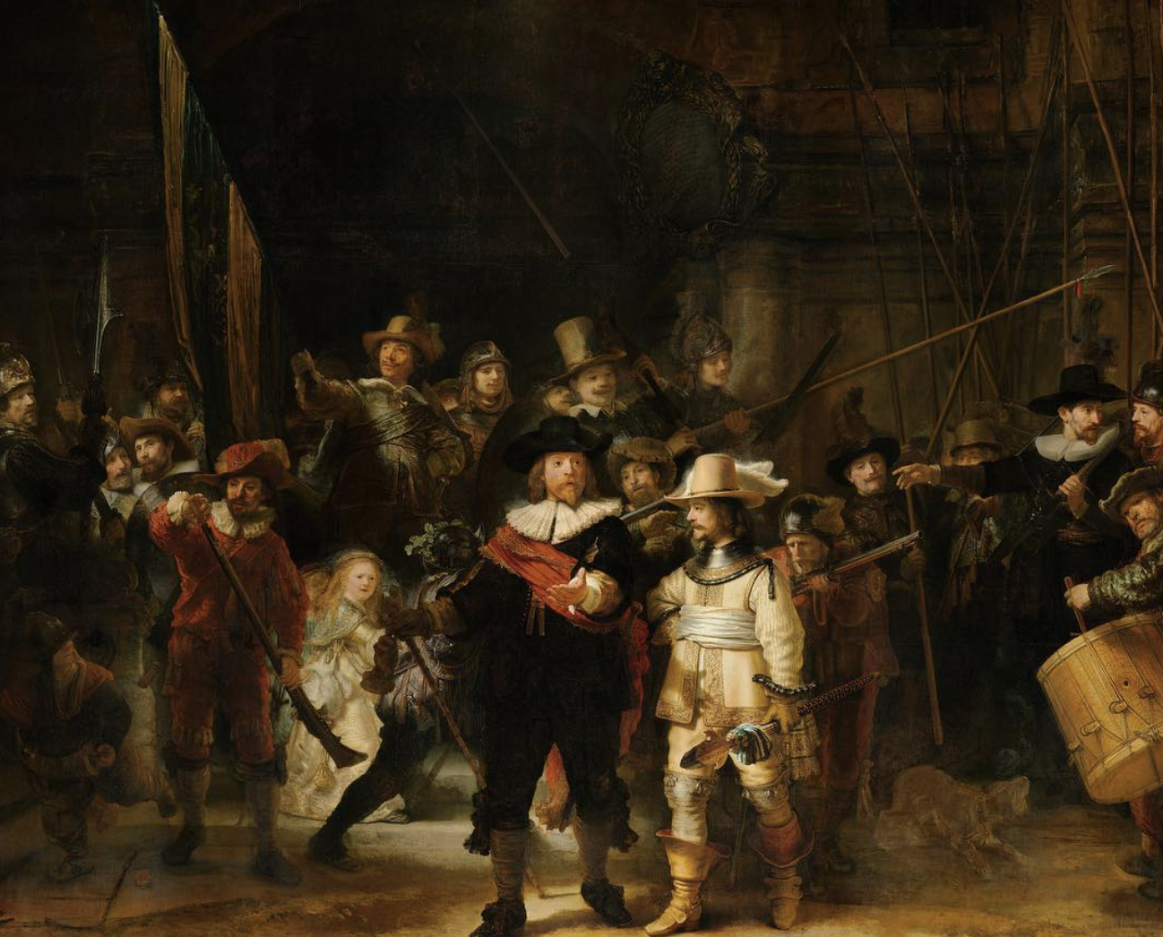 'La ronda de noche', Rembrandt 