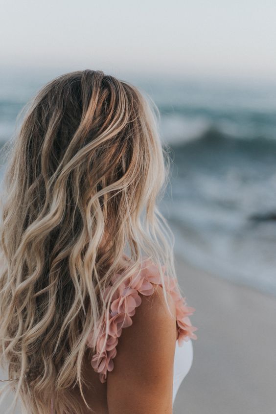 mujer playa