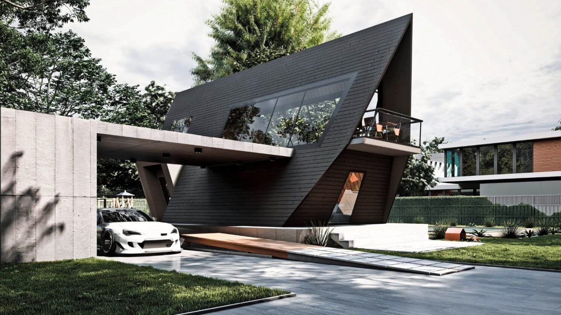 La casa con forma de vela náutica del arquitecto iraní Mohammad Hossein Rabbani