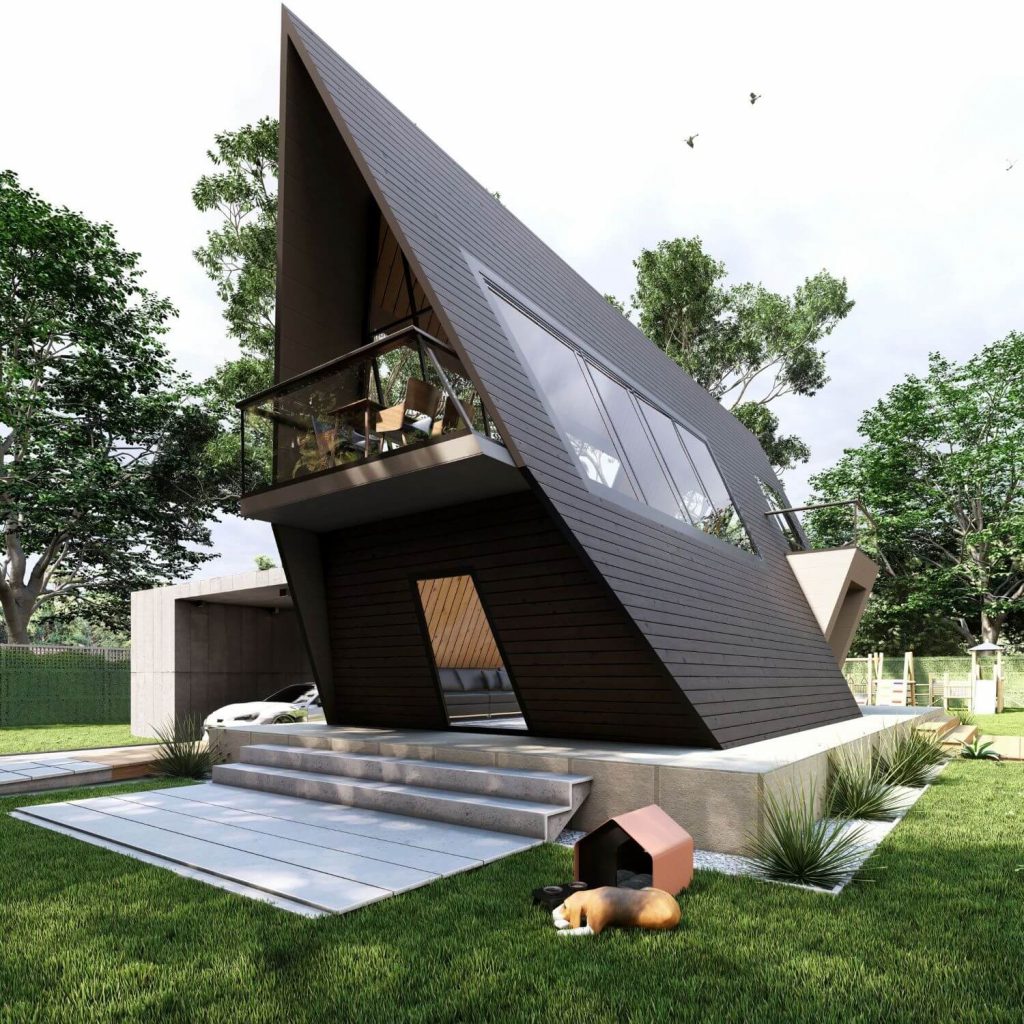 La casa con forma de vela náutica del arquitecto iraní Mohammad Hossein Rabbani