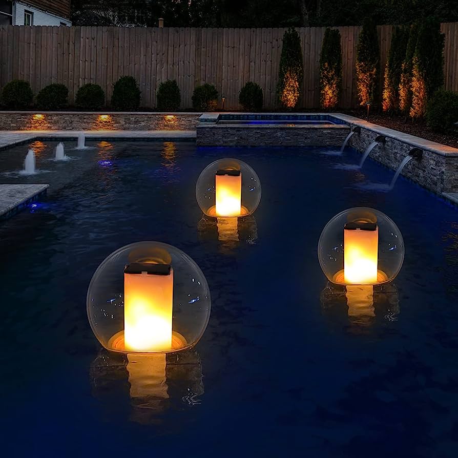 luces piscina