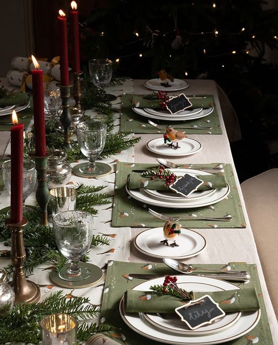 mesa navidad, decorar mesa navidad, servilletas navidad, platos navidad, decoración mesa navidad, comida navidad