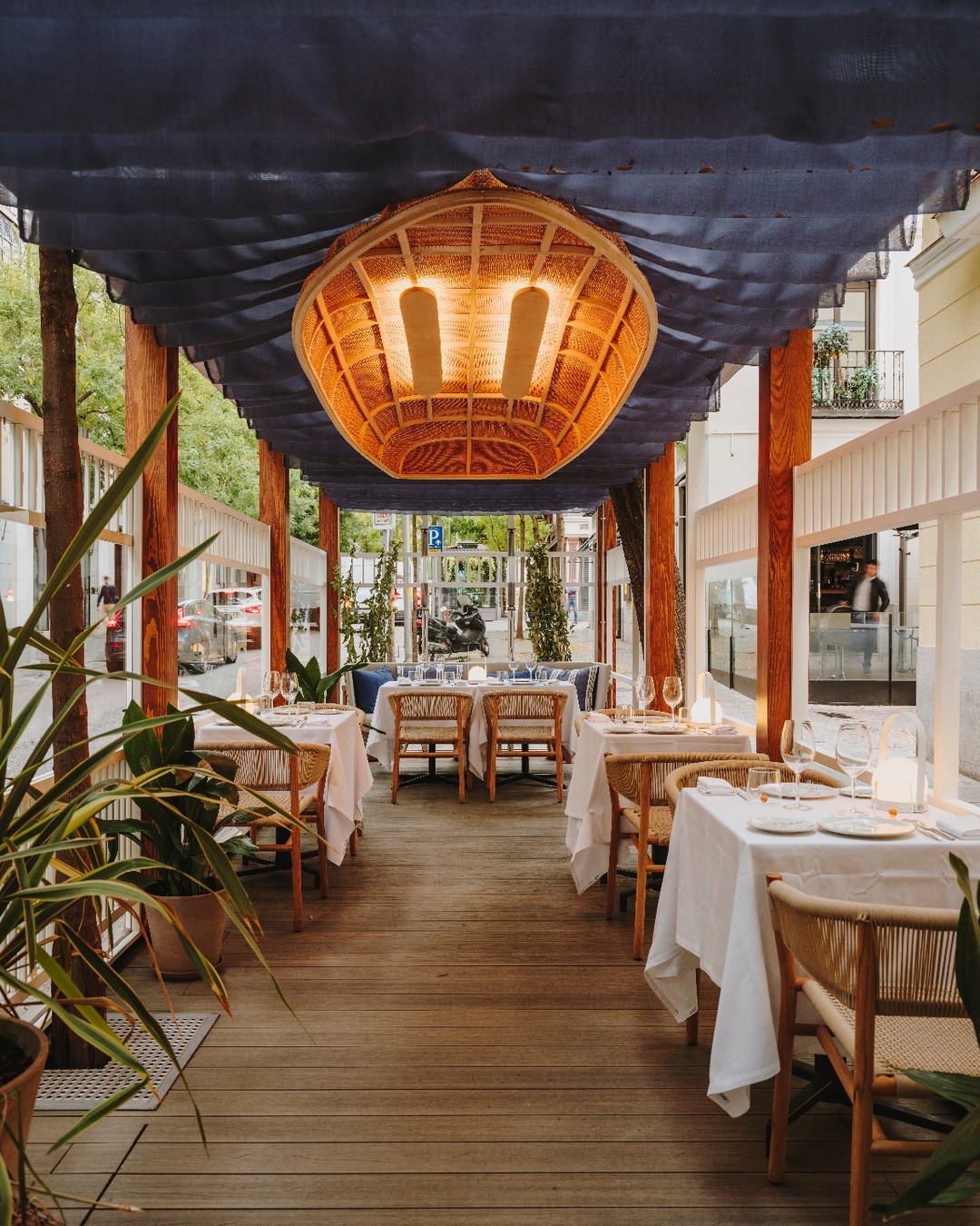 Terraza madrid comer