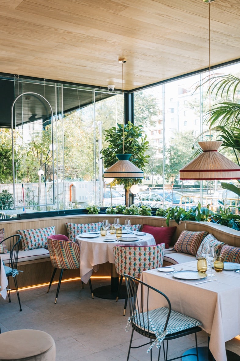 restaurante terraza cubierta castellana
