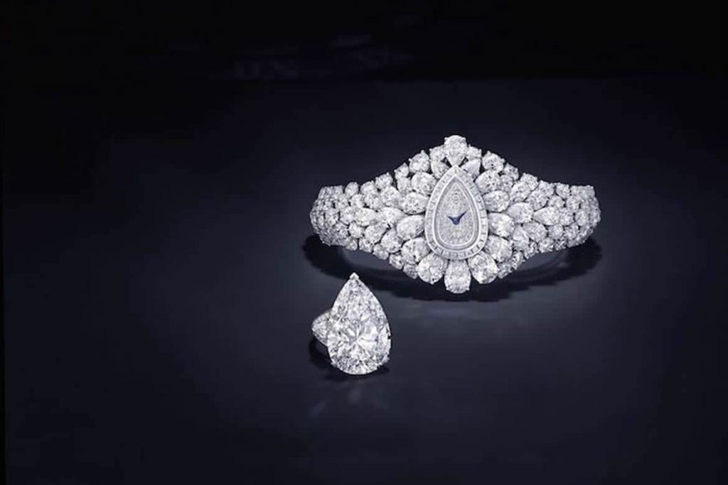 Reloj y anillo diamante caro