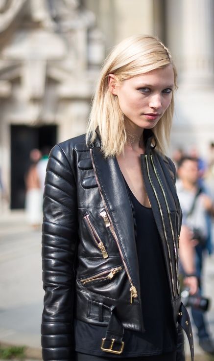 streetstyle chaqueta biker