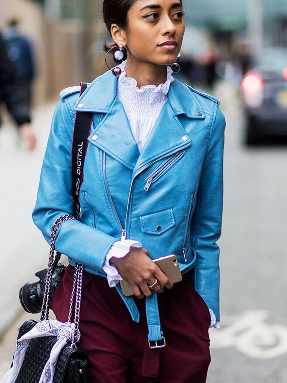 Inspo biker azul